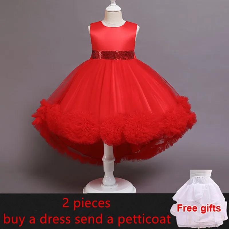 Элегантное Цветочное платье для девочек детское свадебвечерние с цветами сливы