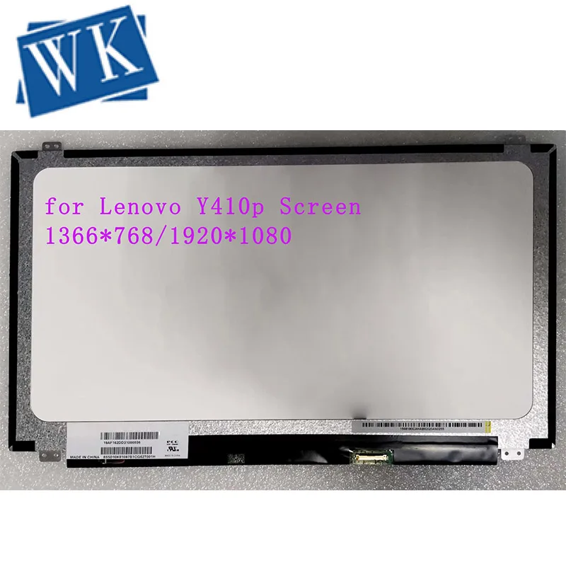 Для lenovo Y410P Y480N Y400 S410 S400 S405 E420 E431 Y485P Экран HD 1366X768 Светодиодная панель экран матрица