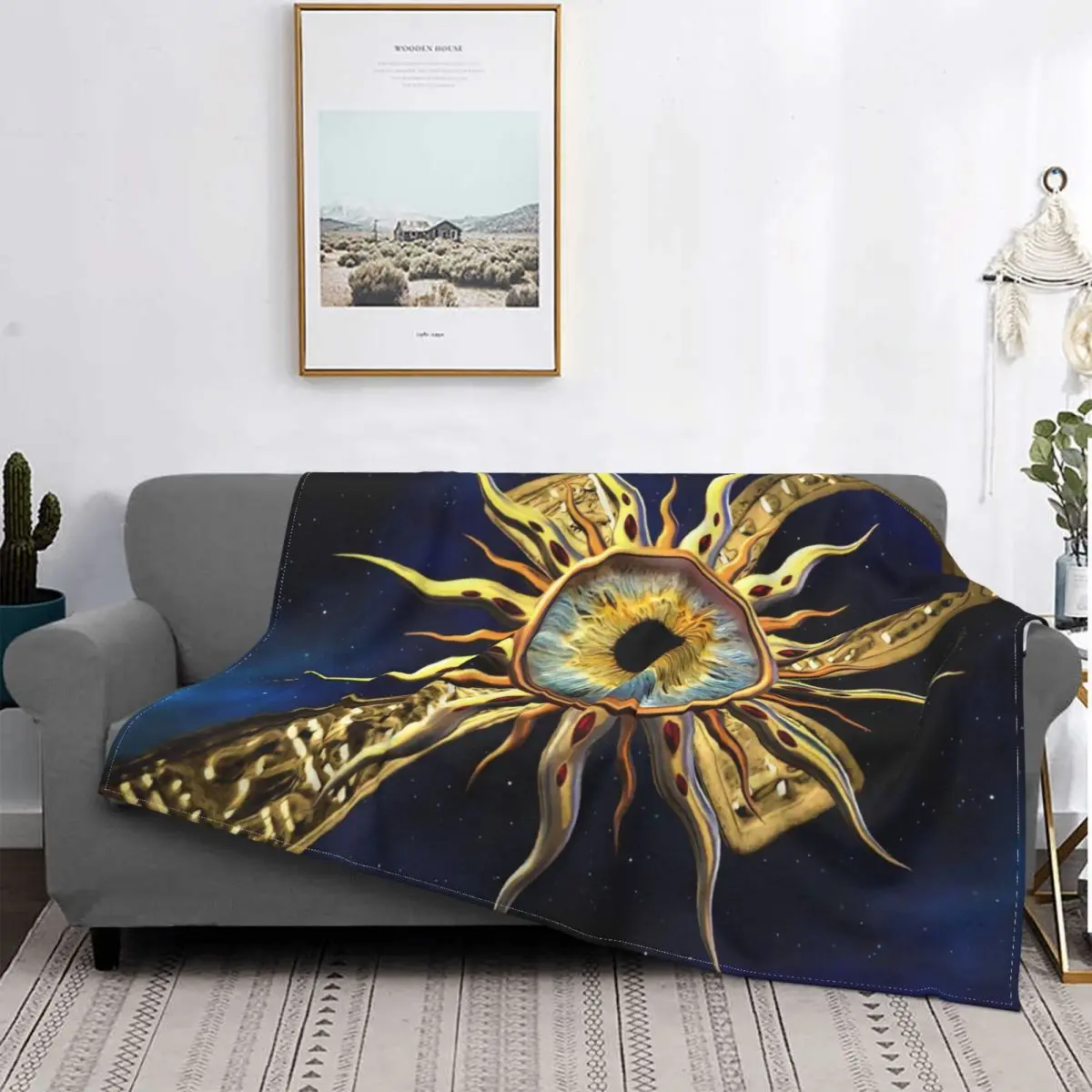 

Одеяло для гадания из шерсти с древним рисунком, всесезонное, мягкое портативное Фланелевое покрывало для кровати, спальни