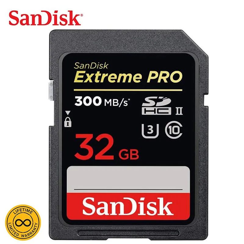 

Sandisk Extreme Pro SDXC UHS II 32GB 64GB High Speed Micro SD Card 128GB 256GB Memoria Flash Memory Card A2 U3 V30 Microsdxc 4K