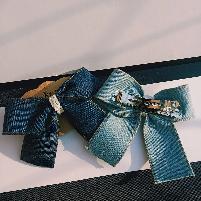 MAXSITI U Весна Новый стиль ретро линия ковбойская ткань бант заколка для волос