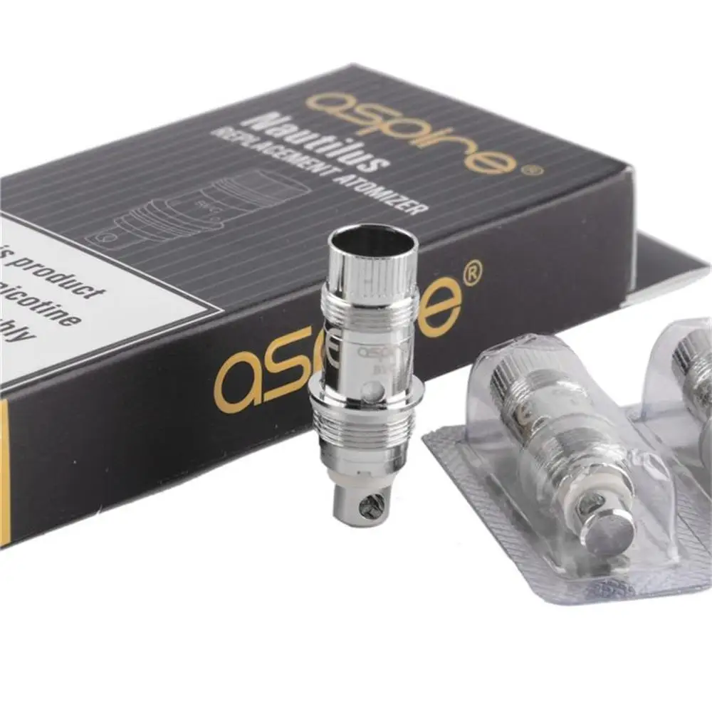 

10PCS NAUTILUS BVC COIL Portable Multiple Replaceable Atomizer Cores 0.7-1.6-1.8 Ohm Any Combination Of Three Specifications