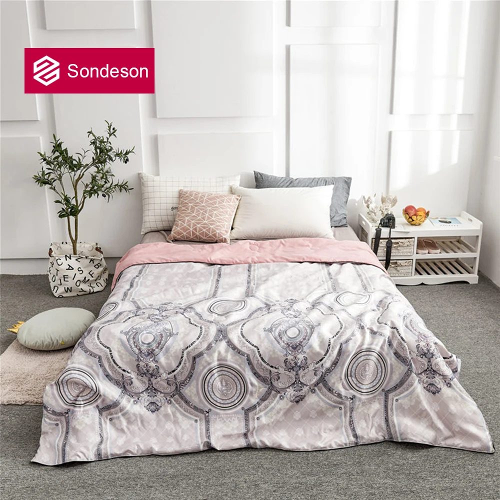 Sondeson роскошное красивое богемное шелковое летнее одеяло для домашнего текстиля