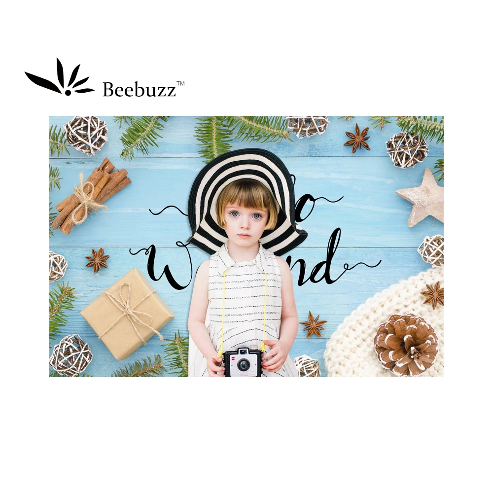 Фон для студийной фотосъемки с рождественским орнаментом и картой праздничные