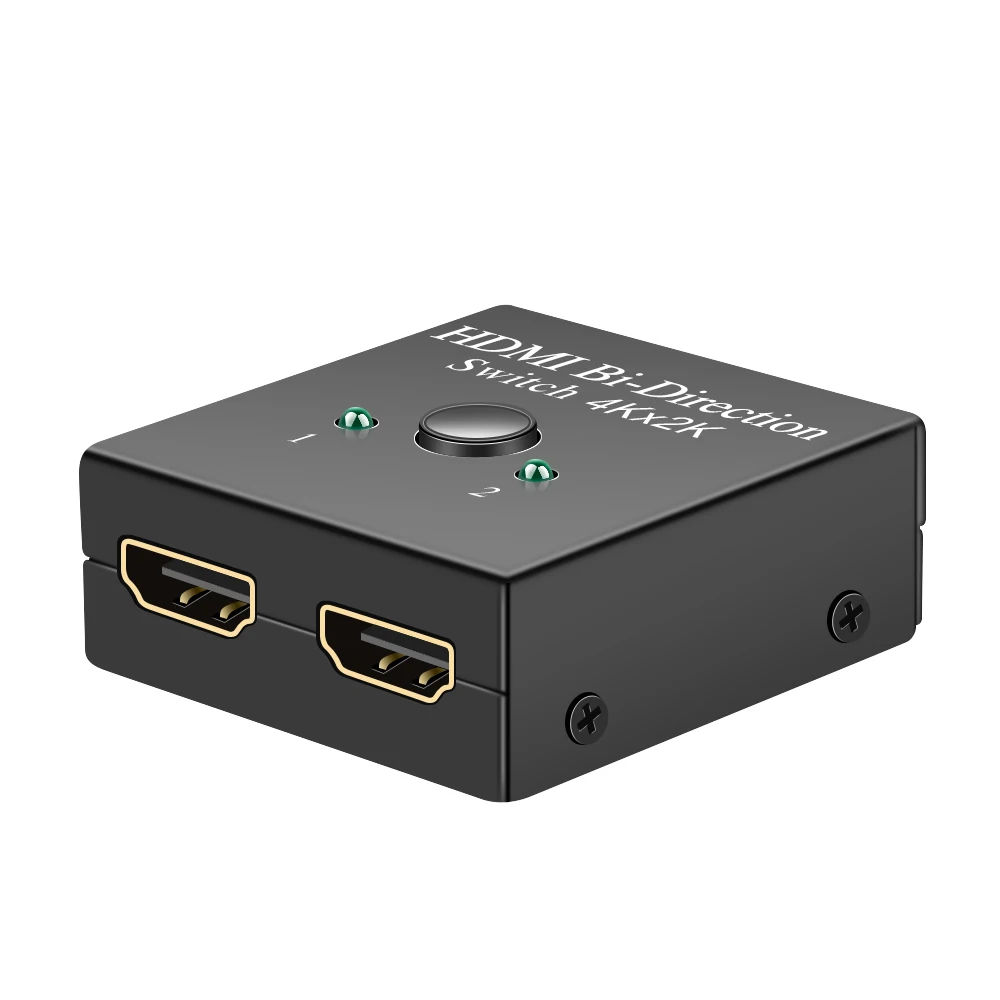 Двунаправленный HDMI разветвитель 2 входа 1 выход поддержка 4K 2K 3D 1080P HD разъем и для