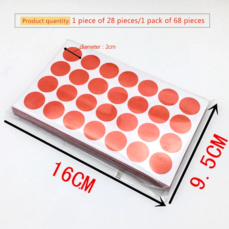 1904 шт./упак. круглый кулон покрытый запечатывания самоприклеивающаяся этикетка