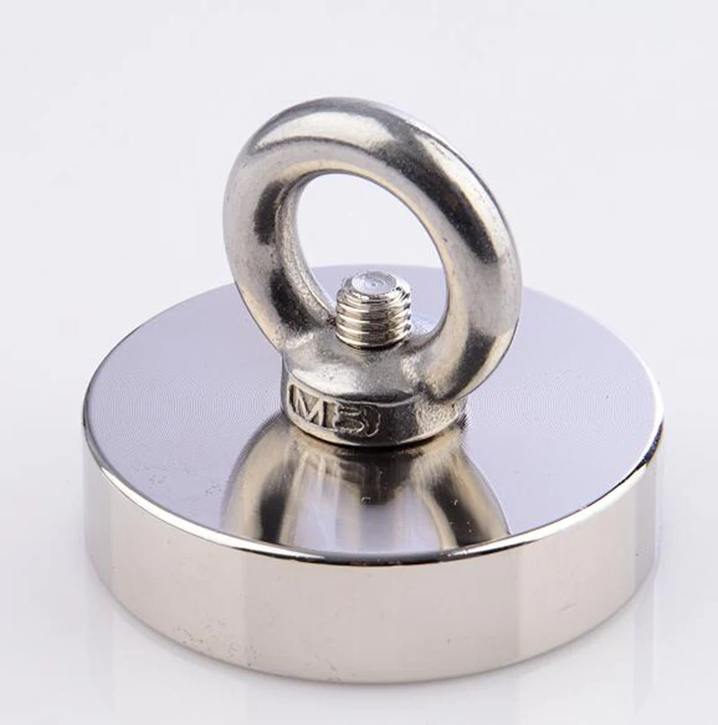 Супермощный неодимовый магнит D60 постоянный рыболовный с веревкой 10 м основа из