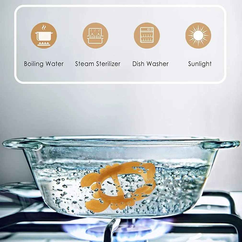 

1pc Kids Teether Silicone Crab Toddler Molar Teether Pain Tool Kids Teething Gift Stop Sucking Thumb Toy