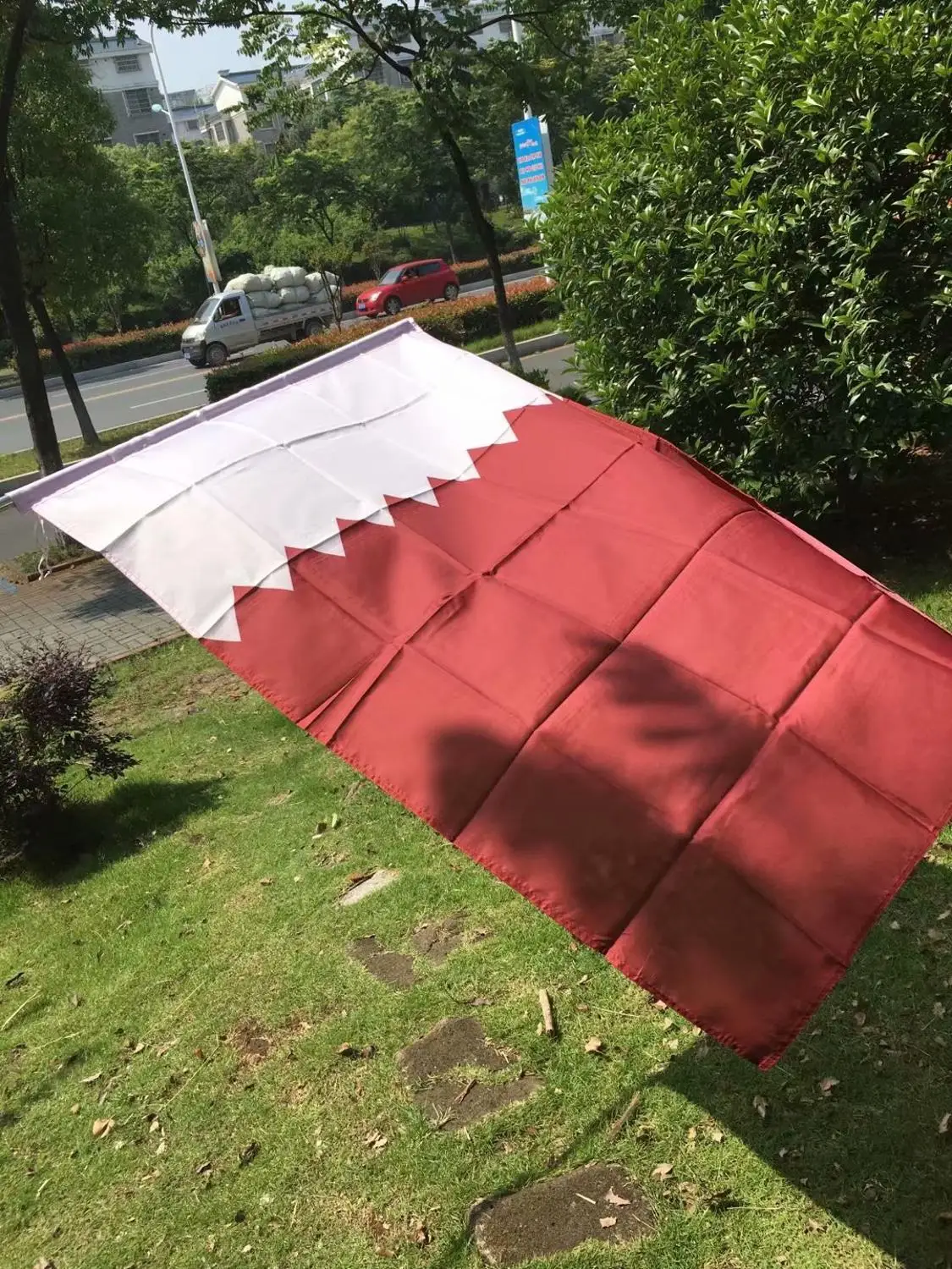 Бесплатная доставка флаги Катара 90*150 см флаг из полиэстера подвесной для