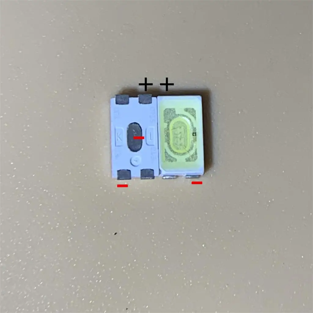 500 шт./лот Сеул 5630 6 в 1 Вт SMD холодный белый светодиод с стабилизатором высокой