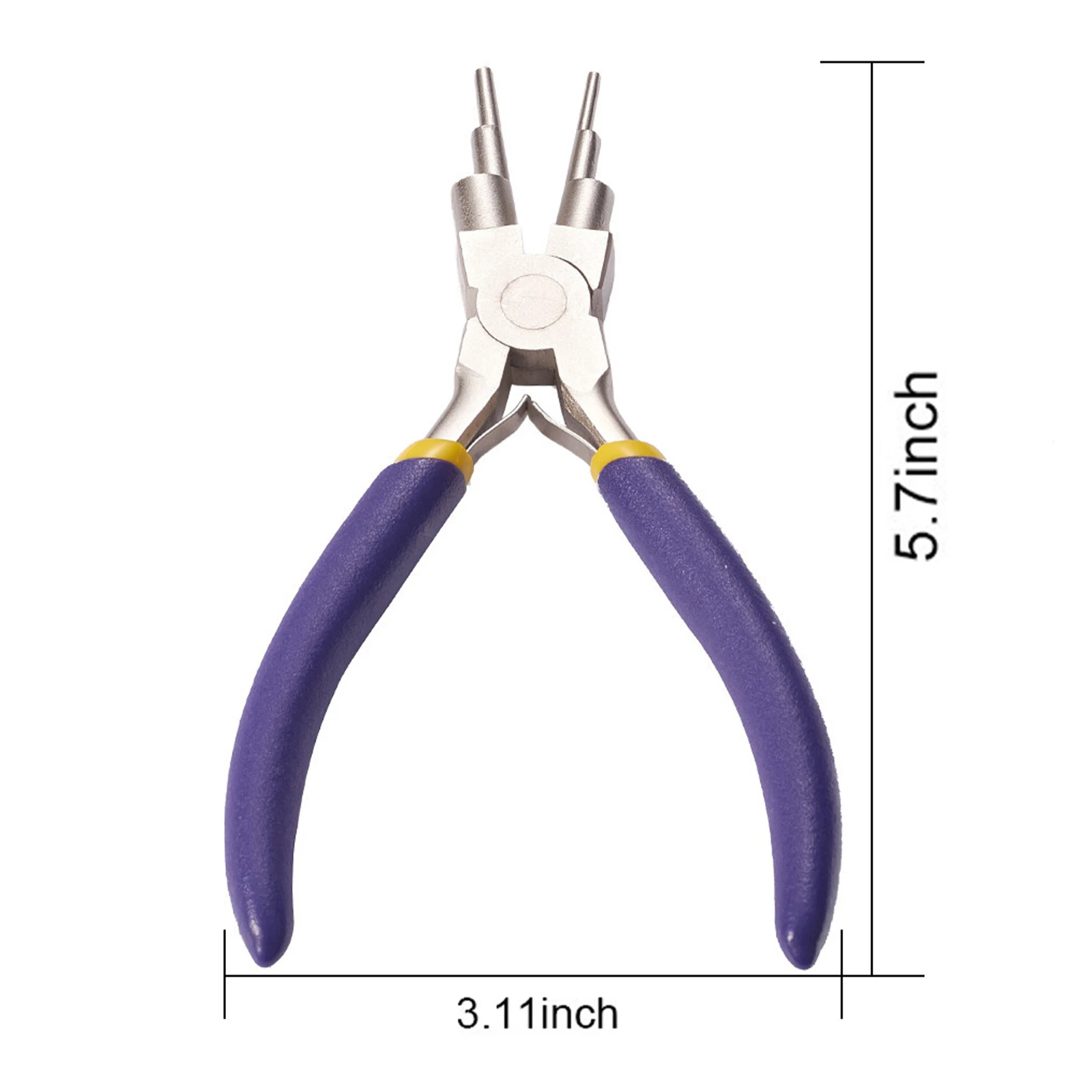 

Carbon Steel Round Nose Pliers Diy Nickel-iron Pliers Hand Tools Jewelry And Accessories Making Winding Six-section Pliers