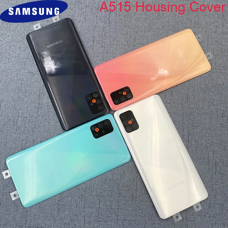 Оригинальная стеклянная задняя крышка батарейного отсека Samsung Galaxy A31 A51 корпус