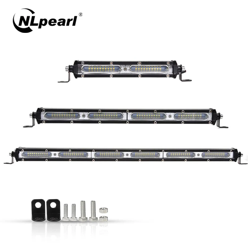 NLpearl светильник бар/рабочий 7/13/19 дюймов Led панели 60 Вт 120 180 точечного