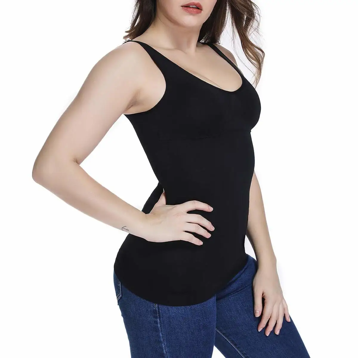 Joyshaper Новинка Высокая эластичность женские Cami Shaper Топы компрессионные Бесшовные