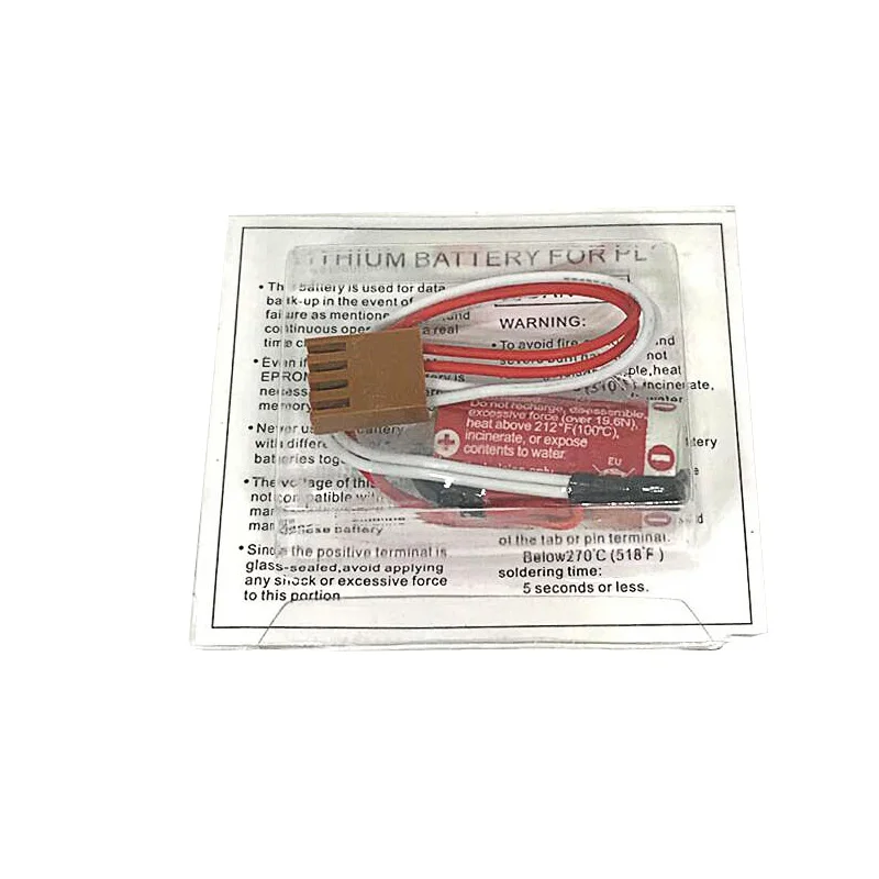 2pcs Original New Lithium Battery 3G2A9-BAT08 C500-BAT08 3.6V PLC Batteries with plugs connectors ER17/33 | Электроника
