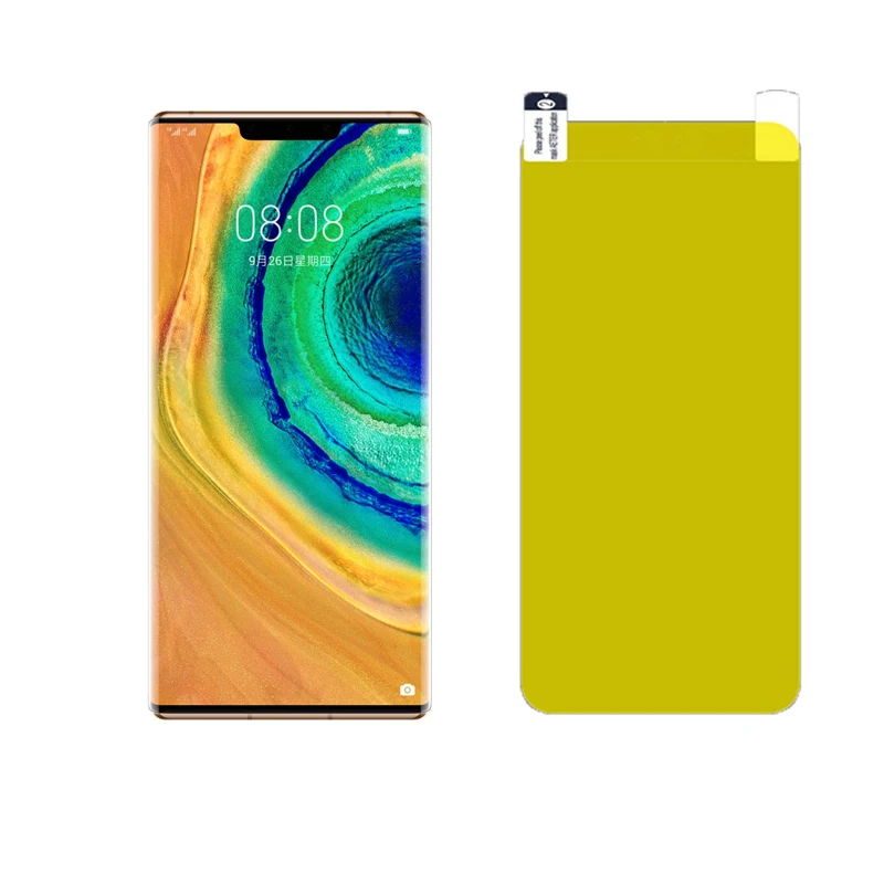 3D полное покрытие мягкая ТПУ пленка для Huawei Mate 30 Pro Защита экрана 20 Lite 3H Защитная