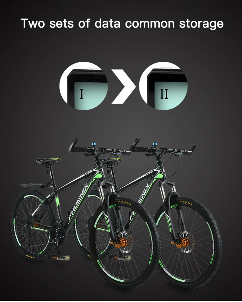 INBIKE непромокаемый велосипедный компьютер с большим экраном 2,8 дюйма, беспроводной Велосипедный компьютер, спидометр, одометр, велосипедный измеримый секундомер