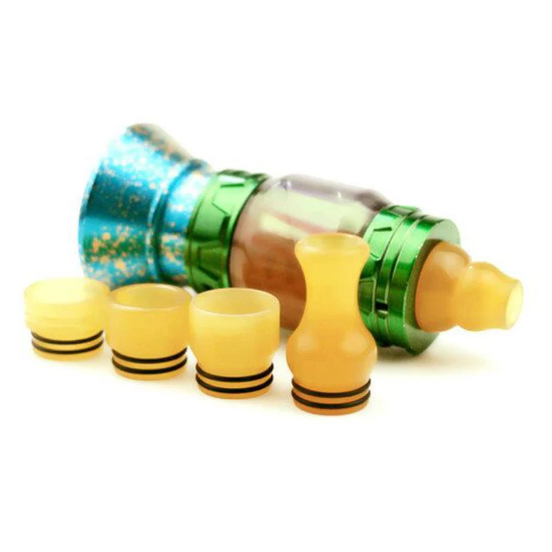 

Amber Drip tip 810 Electronic Cigarette Holder Resin Mouthpiece for 810 Thread Mouthpiece Tanks Epoxy Atomizer High Quality