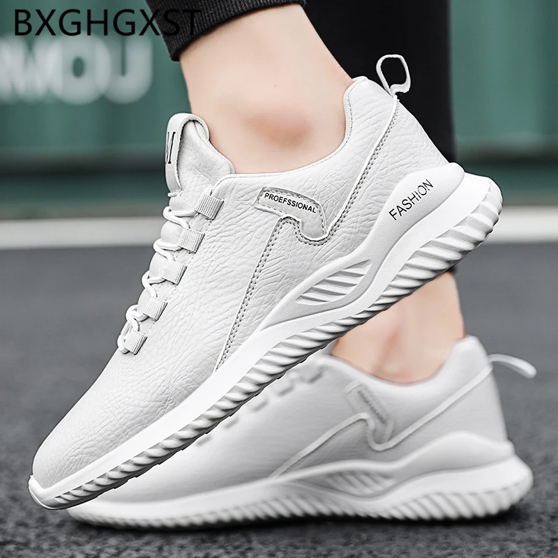 

black sneakers men shoes leather sneakers fashion sport shoes men luxury sneakers sports shoes men brand zapatos hombre casual