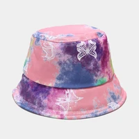 bucket hat women summer sun beach autumn pink butterfly wide brim hiphop holiday accessory for teenagers outdoor