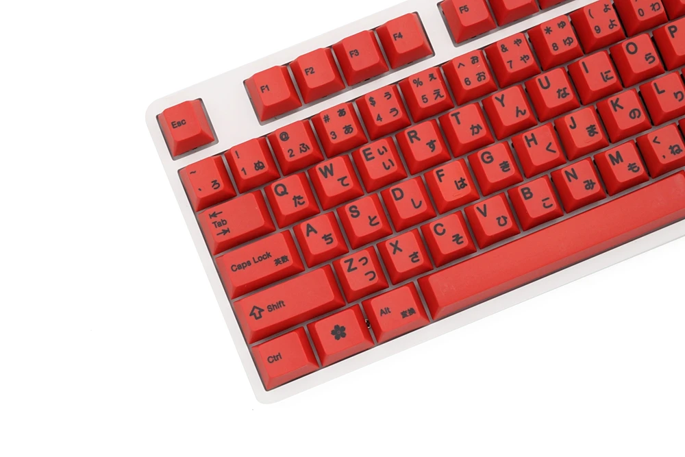 Красный 139 японский корень черный язык вишневый профиль краситель Sub Keycap PBT для gh60