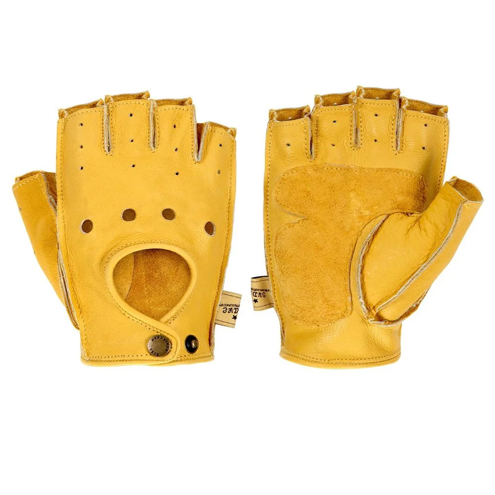 Мотоциклетные Перчатки Guantes мужские коричневые Ретро перчатки мотоциклетные