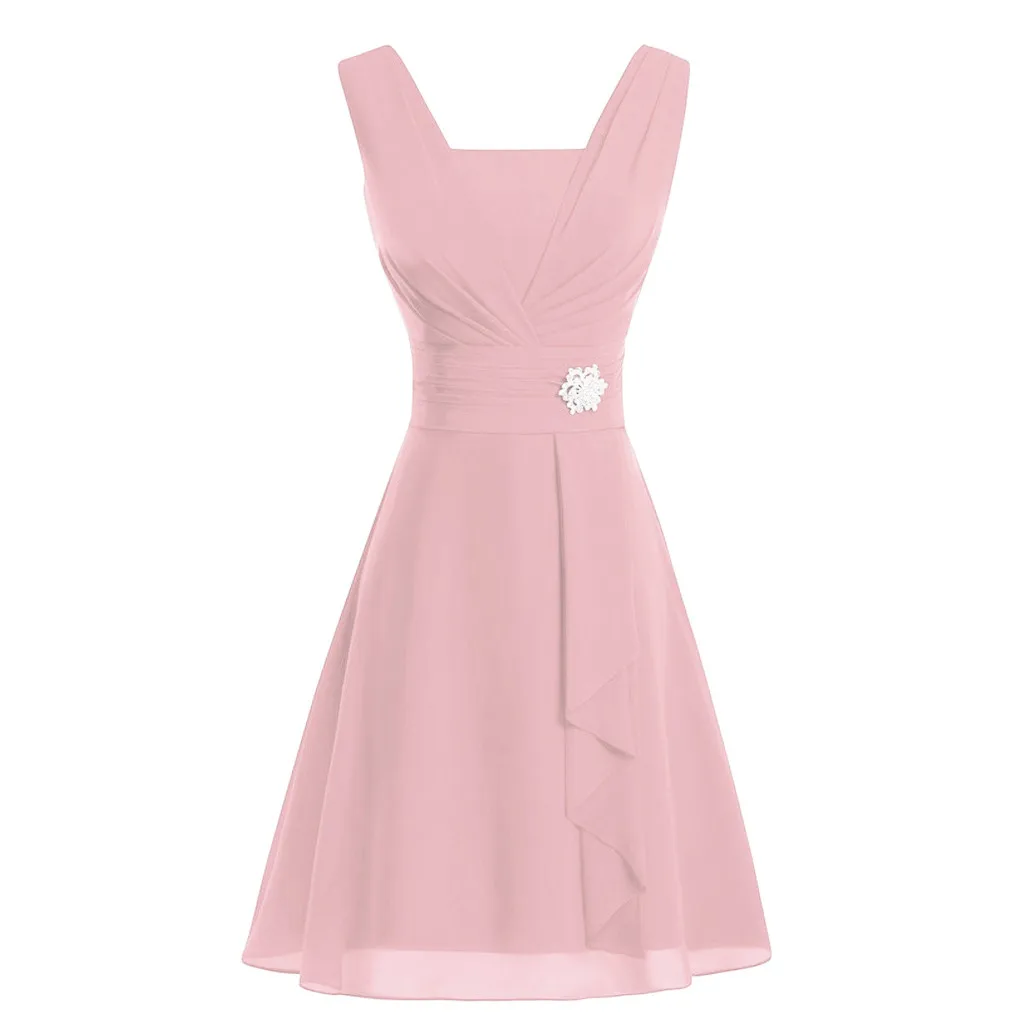 CHAMSGEND платье размера плюс для женщин Формальные Свадебные платья подружки