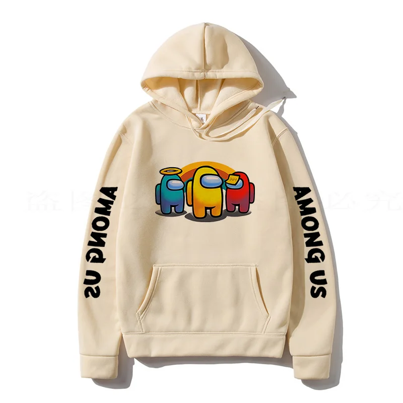 

Adult Kids Game Among Us Hoodie Women Long-sleeved Sweatshirt Spring Winter Tops Coat Unisex Loose Pullover Children Clothes 2XL