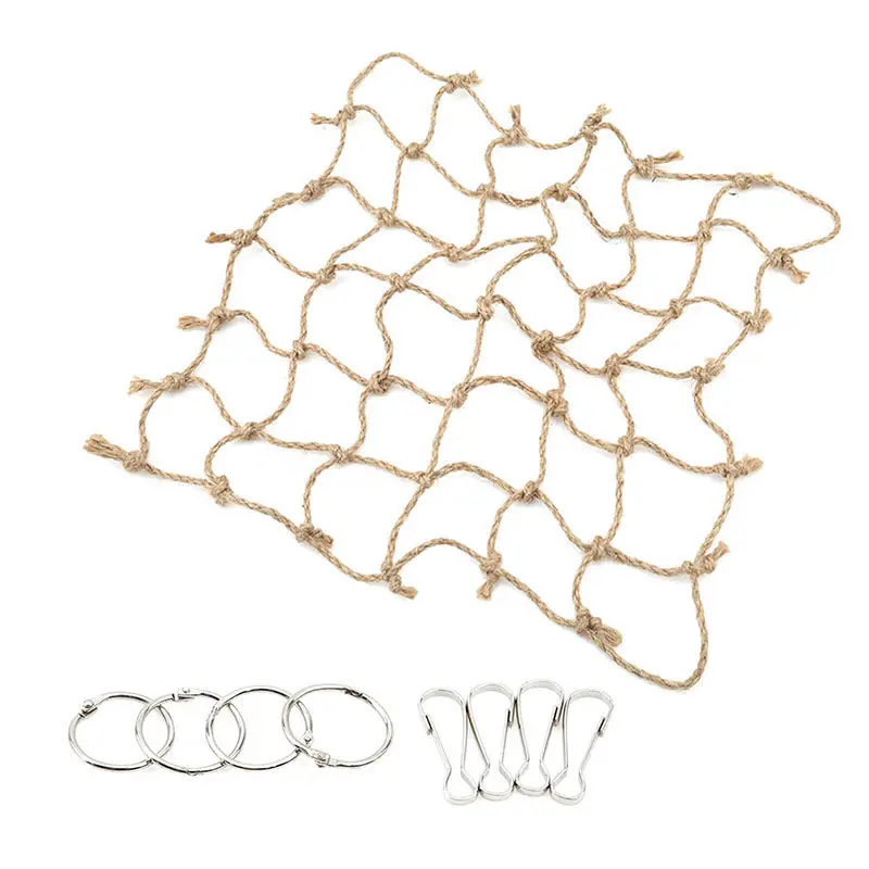 Попугай качели игрушечные лестницы веревочная сетка с пряжками Pet птица укусов