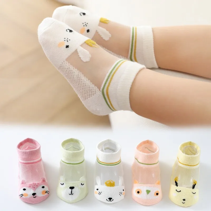 

Summer Thin Cotton Socks Cute Cartoon Short Tube Baby 0-3 Years Old Meia Infantil Calcetines Bebe Recien Nacido Calcetin Meias