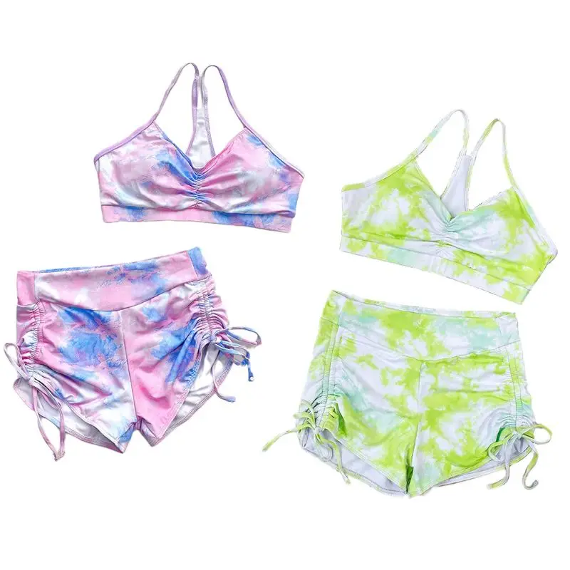 Женский сексуальный комплект бикини из 2 предметов женский купальник с принтом в