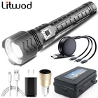 Светодиодный фонарик XHP90, 4 ядра, высокое качество, с функцией внешнего аккумулятора, Usb перезаряжаемая батарея 18650, масштабируемый фонарь для кемпинга