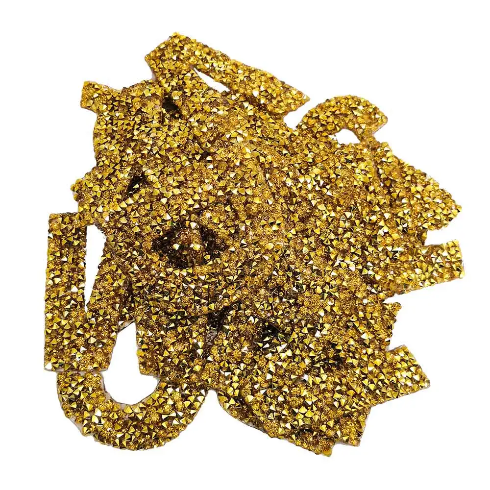 Термоклейкие надписи для одежды стразы горячей фиксации 26 шт. |