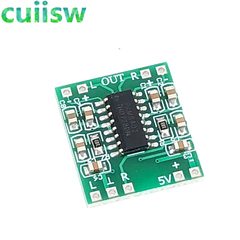 Супер мини плата цифрового усилителя PAM8403 класса 2*3 Вт эффективная от 2 5 до