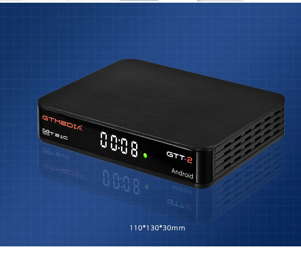 GTmedia GTT2 Android 6,0 Smart tv BOX Amlogic S905D 2G/8G телеприставка 4K HD H.265 2,4G Wifi медиаплеер ТВ приставка IP tv Youtube M3U