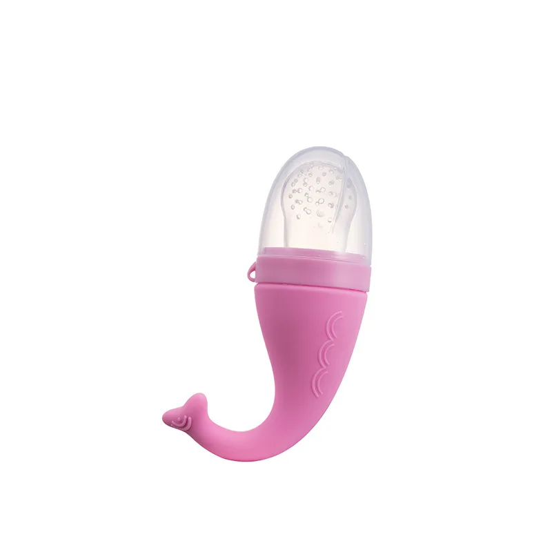 

New baby bite Lok baby supplementary food device cartoon design children silicone gum baby molars