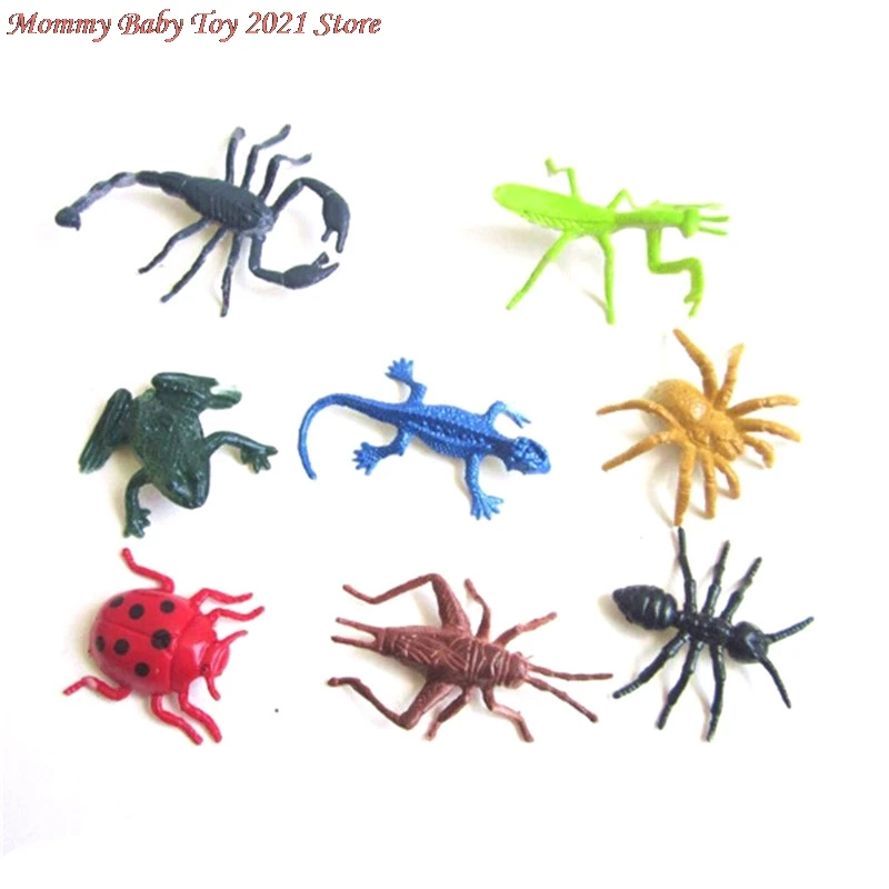 

8Pcs Model Plastic Lizard Figures Kids Toy Set Party Tricks Mini Animal Educational Play Toys Great Gift For Children