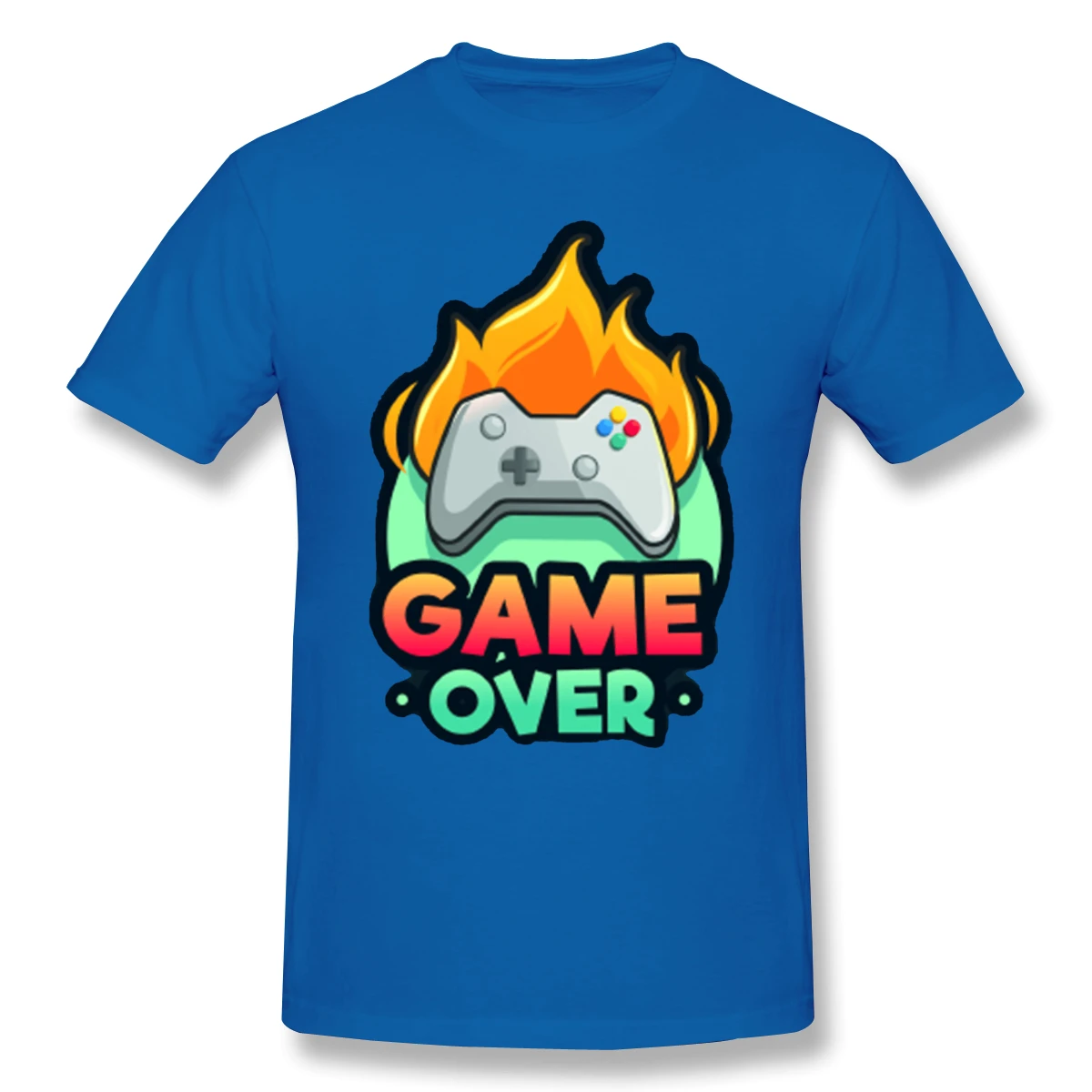 

Man GAME OVER 2 16 Bit,Hockey,Video Game Art,Retro Game home Vintage T-shirts