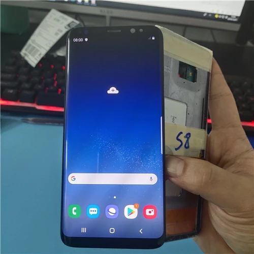 Сенсорный экран HQJIAJO с покрытием AMOLED для Samsung Galaxy S8|Экраны мобильных телефонов| |