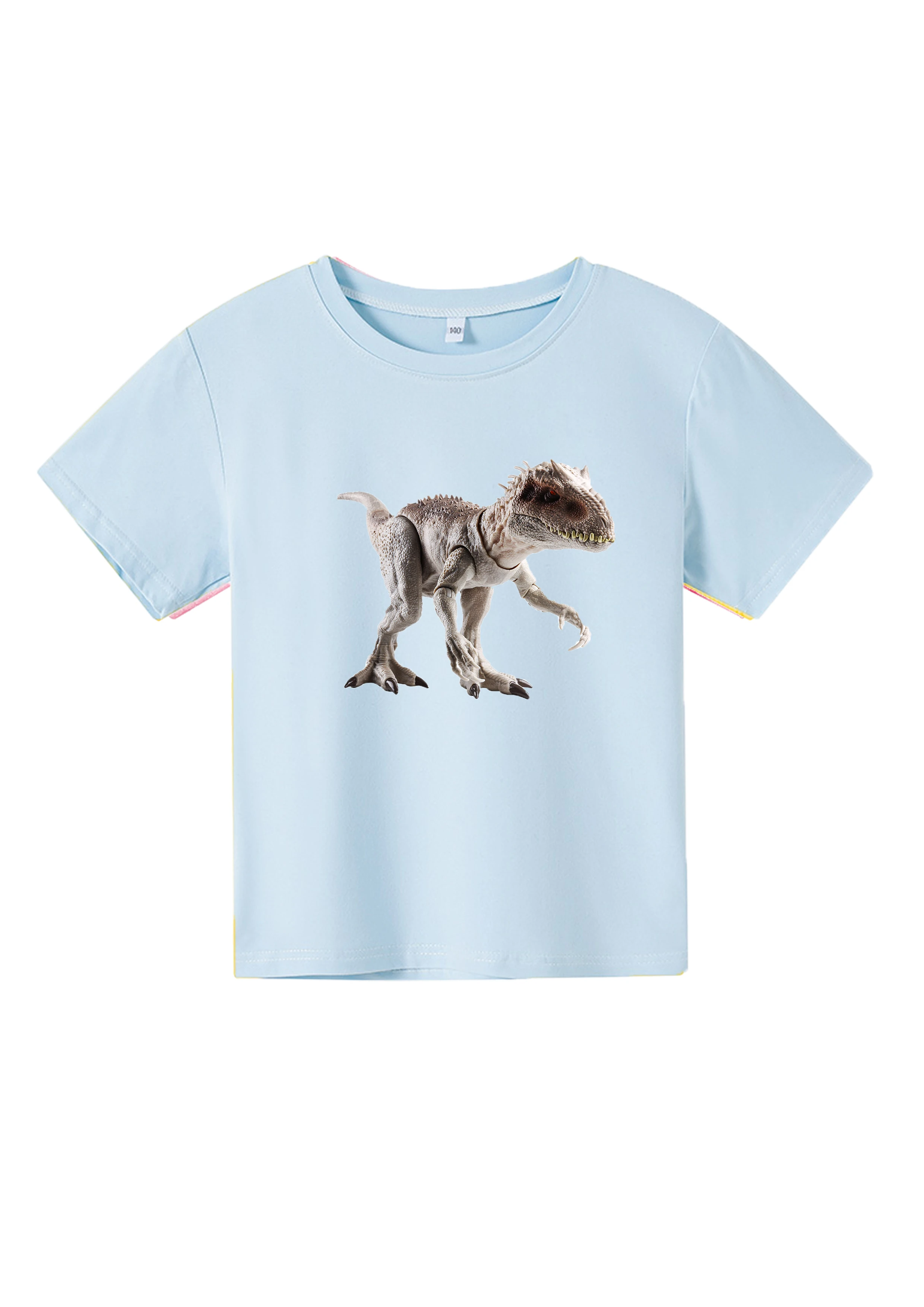 

Jurassic Park Dinosaur T-shirts, pure cotton and short sleeve, 2021 new summer clothes for boys and girls, children' clothes