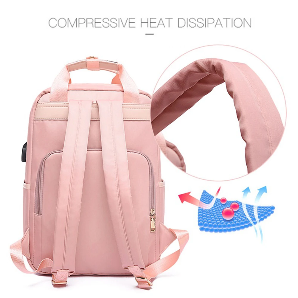 WENYUJH новые женские рюкзаки 13,3 14 15,6 дюймов рюкзак для ноутбука с USB зарядным устройством женский рюкзак школьные сумки для девочек-подростков