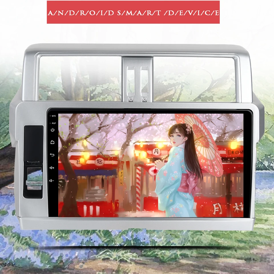 10 1 &quotAndroid 0 головное устройство для Toyota Prado 150 2014 2015 2016 2017 1280*720 Восьмиядерный gps