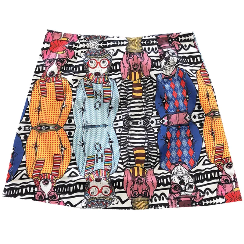 

Women T-shirt and graffiti Skirts miniLength