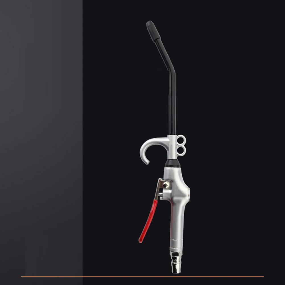 

Aluminum Alloy Dust Blowing Guns Pistol Type Cleaning Tool Ergonomic Handle Bent Nozzle For Construction Machinery