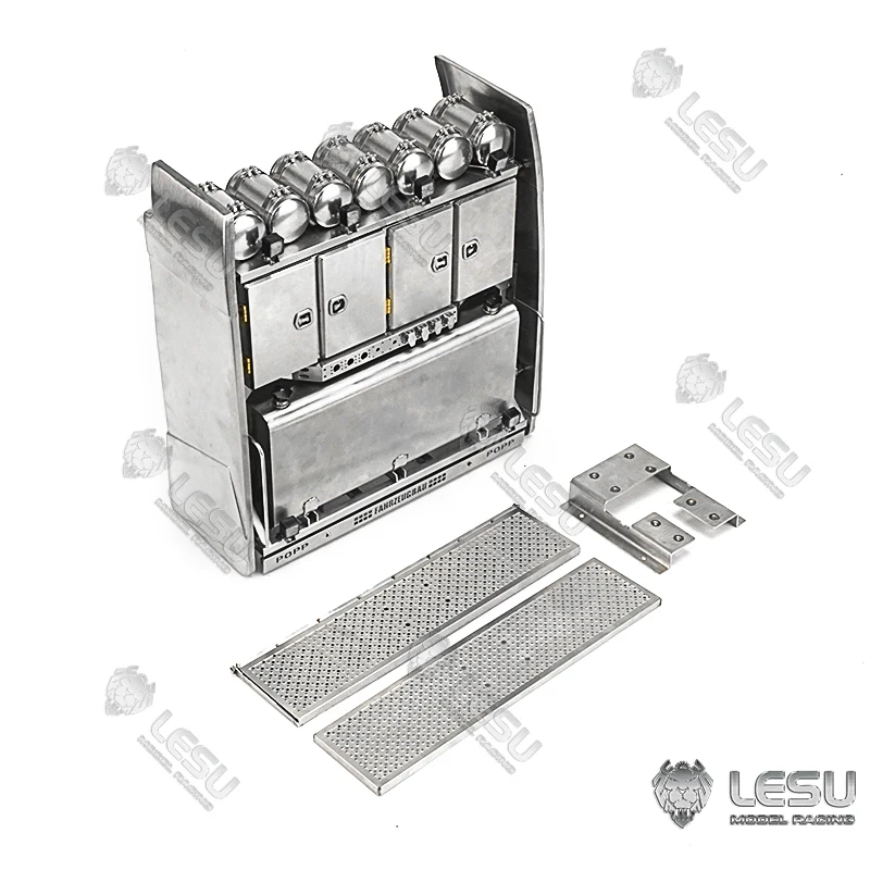 

1/14 Metal Cnc Equipment Rack For Rc Tractor Truck Trailer Model Toolbox Th16598