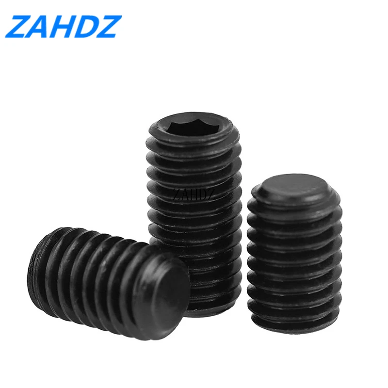 20 50 шт. Метрическая резьба из углеродистой стали винты с шестигранной плоской