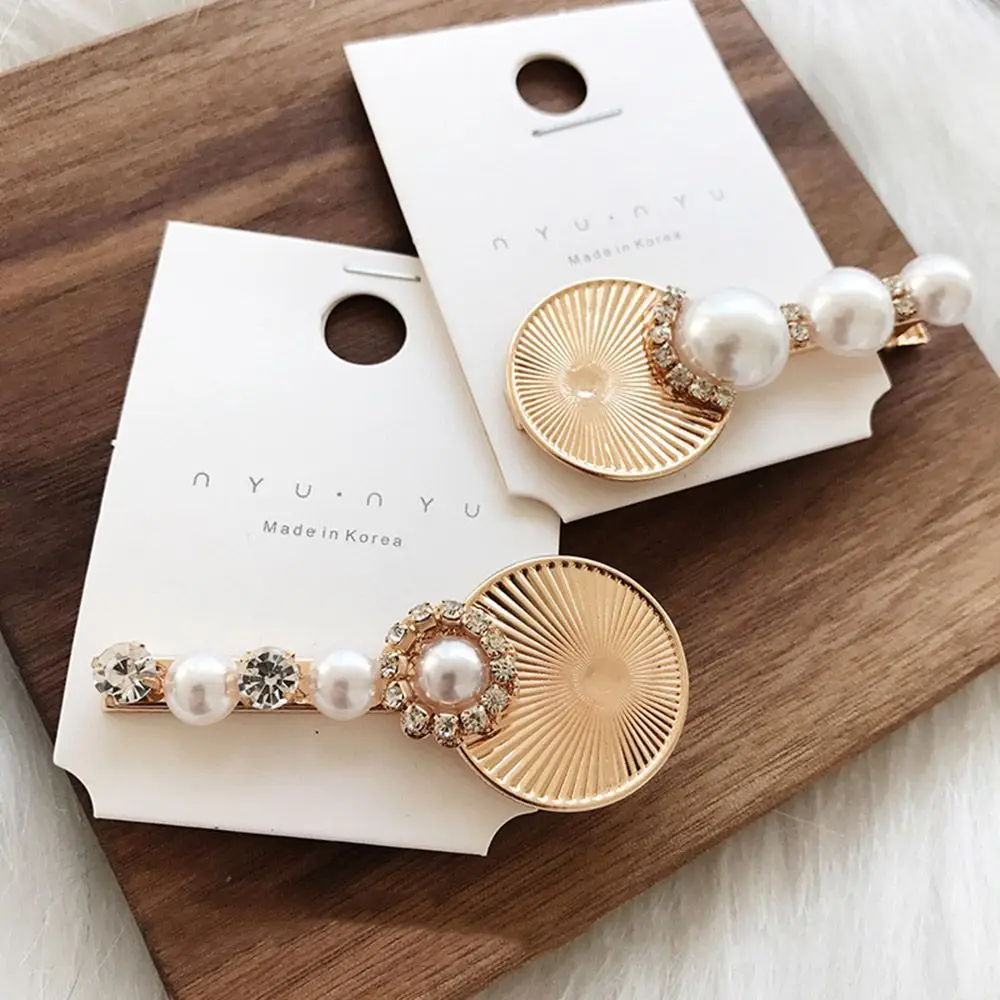 Женская заколка для волос в форме диска 1 шт. |