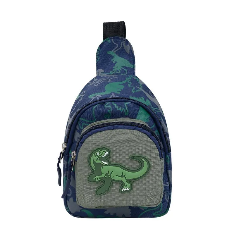 

Korean Version of The New 2021 Shoulder Bag Cute Dinosaur Mini Chest Bag for Men and Women Multifunctional Messenger Package
