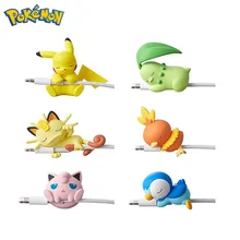 Pokemon Pikachu Pocket Monster USB Cable Charger Protector Kawaii Protective Data Line for Iphone Android Cartoon Animals Gifts