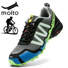 MTB Cycling Shoes zapatillas ciclismo Men Motorcycle Shoes Oxford Cloth Waterproof Bicycle Shoes Outdoor Hiking Sneakers Winter